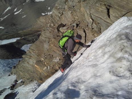 Passage du col du Montet