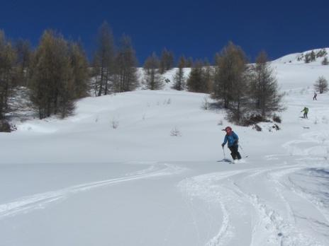 ski de randonnée Crête de Môme - Névache
