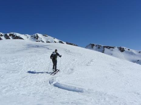 Ski de randonnée dans le Beaufortain montée Pointe de Cerdosse