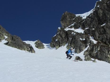Ski de randonnée dans le Beaufortain montée Pointe de Cerdosse
