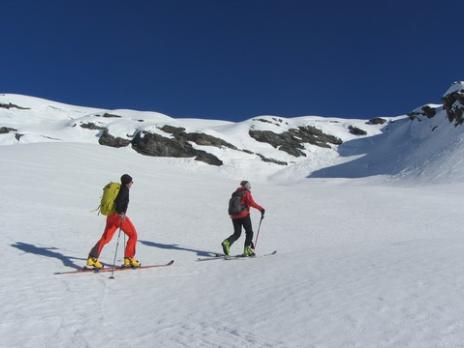 Ski de randonnée en Vanoise Montée au col de la Louie Blanche