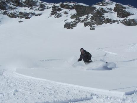 ski hors piste aux Arcs Bureau des guides des Arcs