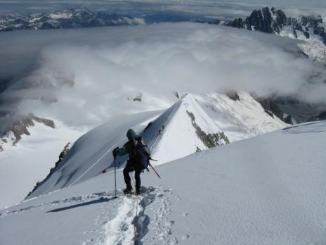 Sous le sommet du Tacul