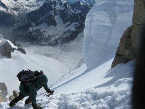 En arrivant au sommet