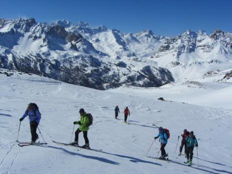 ski de randonnée Crête de Môme - Névache