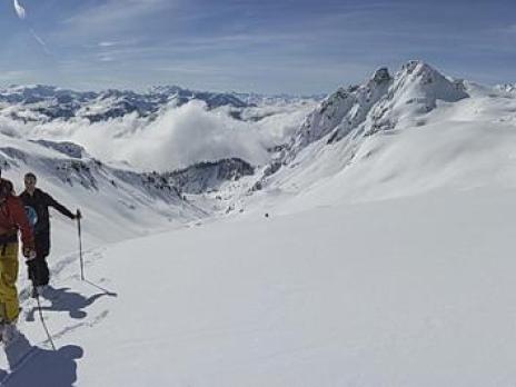 Dans le Vallon sous le col du mont Rosset.