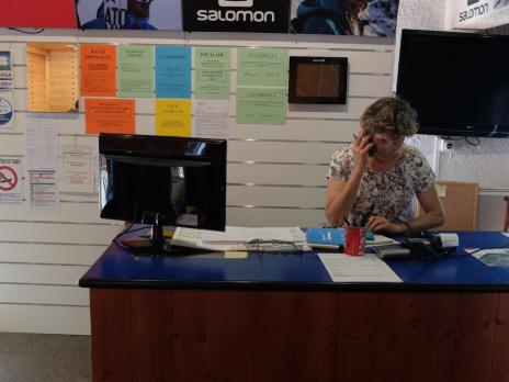 Sylvaine déja en plein travail