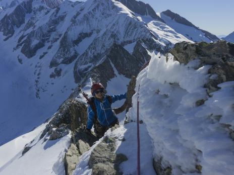 Givre hérité du mauvais temps de la veille.