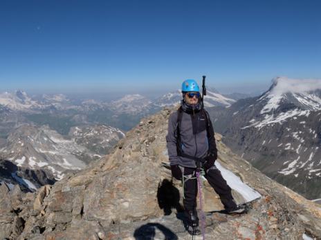 Au sommet de la Tsanteleina