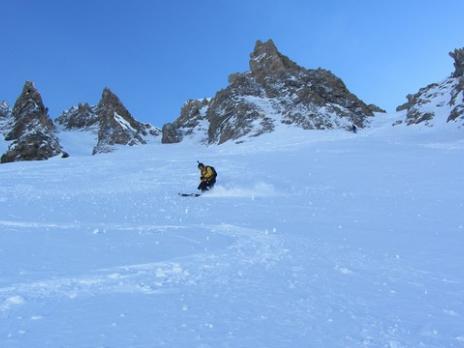 Tignes ski hors piste 