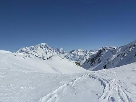 Col du grand Fond : vue vers le nord et la combe de la Nova.
