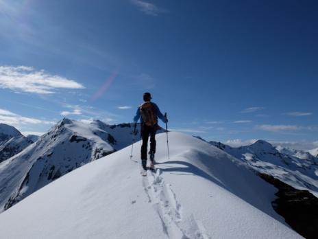 Arrivée au sommet