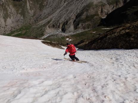Fin de la descente
