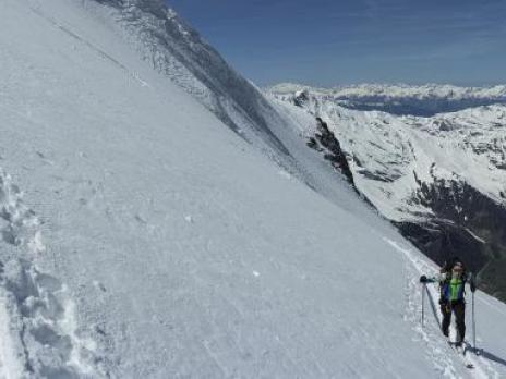 Sur le glacier du Geay