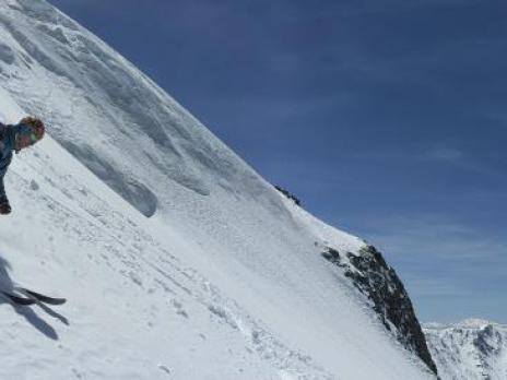 Sur le glacier du Geay