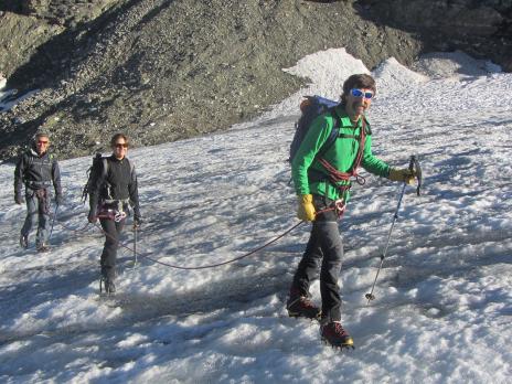 La Pointe de la Traversière, le glacier de Rhêmes Golettes