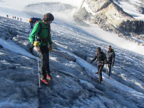 La Pointe de la Traversière, le glacier de Rhêmes Golettes