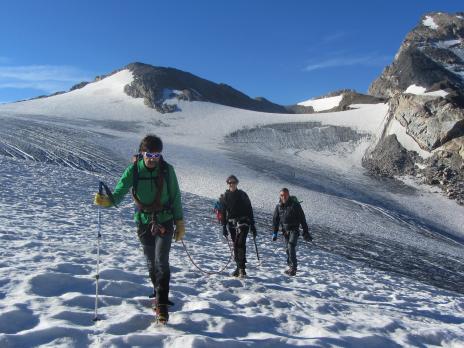 La Pointe de la Traversière, le glacier de Rhêmes Golettes