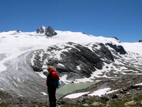 L'immensité des glaciers du Ruitor