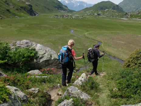 Arrivée au plateau de la Sassièrre