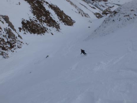 Ski de randonnée au dessus de Tignes