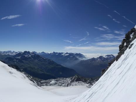 La corniche du dôme de l'Arpont.