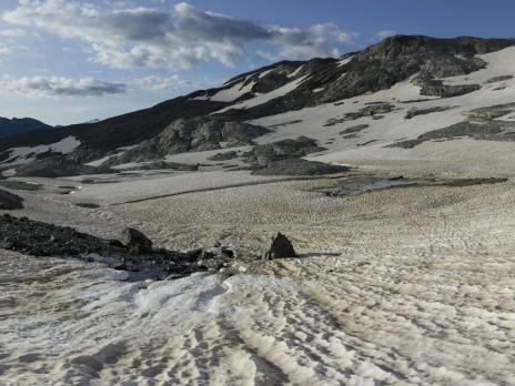 Le glacier du Pelve.