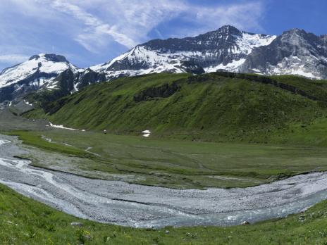Au dessus du moulin de l'enfer, tout près du refuge de la Glière.
