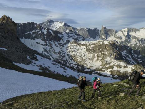 Au dessus du refuge de Plaisance.
