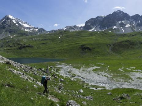 Arrivée au refuge d'entre le lac pour un repas bien mérité.