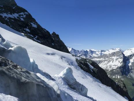 Les séracs du glacier du Geay.