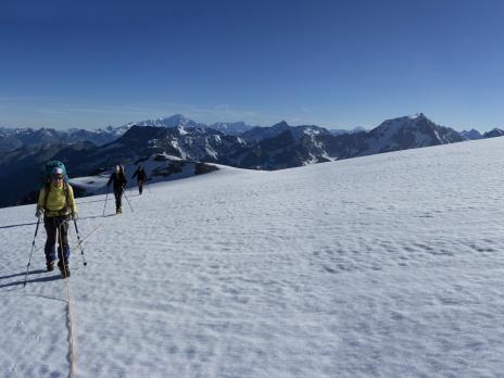 entre le dôme des Sonnailles et le dôme des nants.
