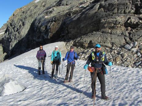 Randonnée glaciaire, la Traversière 3330m