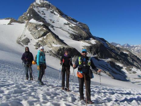 Randonnée glaciaire, la Traversière 3330m