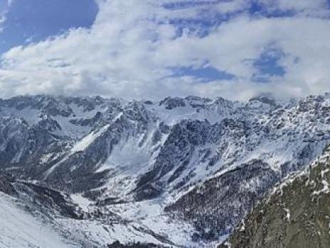 sous la Rocca Provenzale, au dessus de Chiappera.