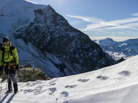 petite zone tranquille avant de commencer à grimper