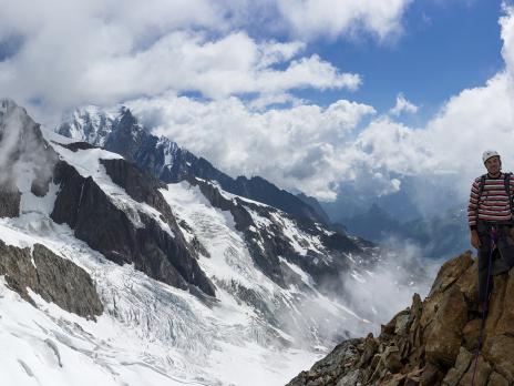 Au pied du dernier ressaut.