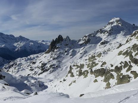 Les pentes sous le doigt d'Assaly