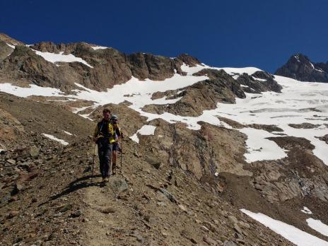 Dôme des Glaciers par le glacier des Glaciers - Guides des Arcs
