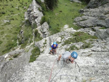 Via ferrata les Arcs Peisey Vallandry. Les Bettières