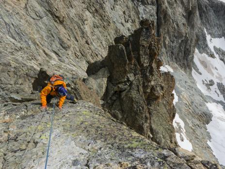 sortie du pilier rouge à la pointe Thorant
