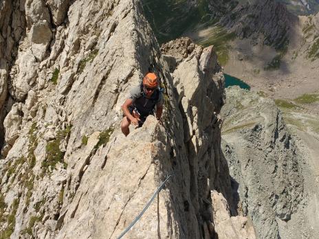 Aiguille de la Nova traversée des arêtes - Escalade Beaufortain