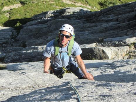 Escalade dans le Beaufortain - falaise de Séloge