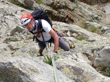 Voie Vento Solare - Massif du Mont Blanc - Guides des Arcs