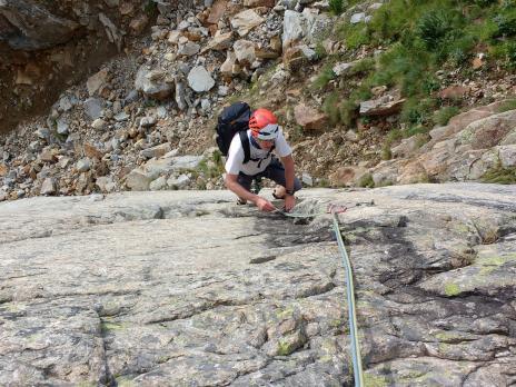 Escalade voie Vento Solare - Guides des Arcs