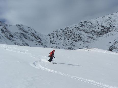 Hors piste les Arcs itinéraire du Grand Col