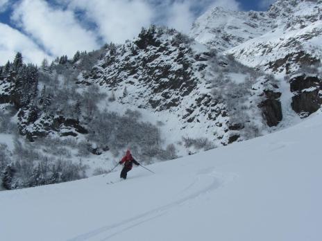 Hors piste les Arcs itinéraire du Grand Col