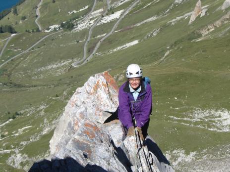 Alpinisme en Vanoise, escalade de l'Aiguille du Franchet