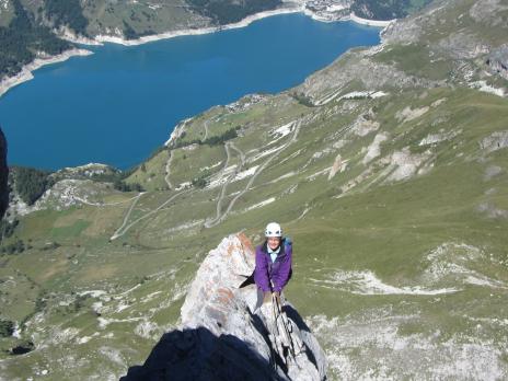 Alpinisme en Vanoise, escalade de l'Aiguille du Franchet