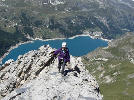 Alpinisme en Vanoise, escalade de l'Aiguille du Franchet